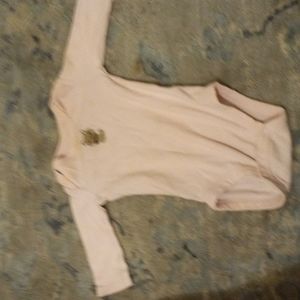 Pink babu button bottom shirt